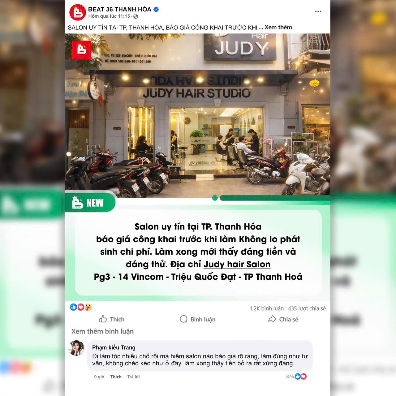 JUDY Hair Salon - TP Thanh Hoá